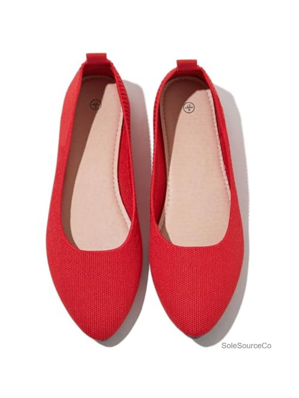 Women's Pointed Toe Ballet Flats Casual Mesh Shoes Cushioned Insole